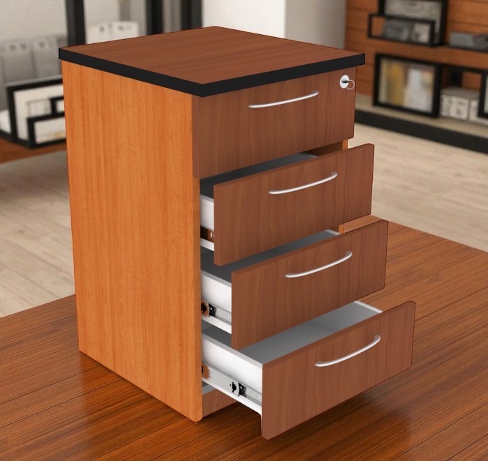 Cajonera Pedestal 4 Cajones