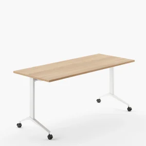 Escritorio Space Plegable 150x70 Natura/Blanco