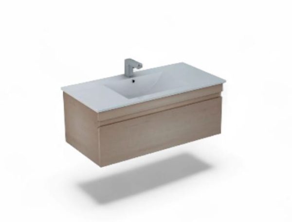 Banitorio Colgado Flat 1 Cajón 700 mm con Lavamanos