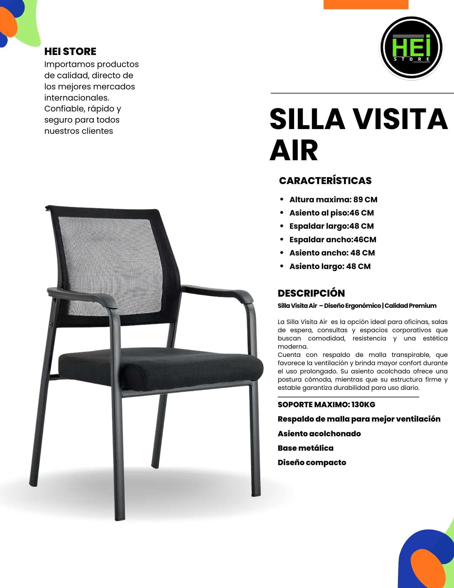 Silla de Visia-Eco con Brazo - Imagen 4